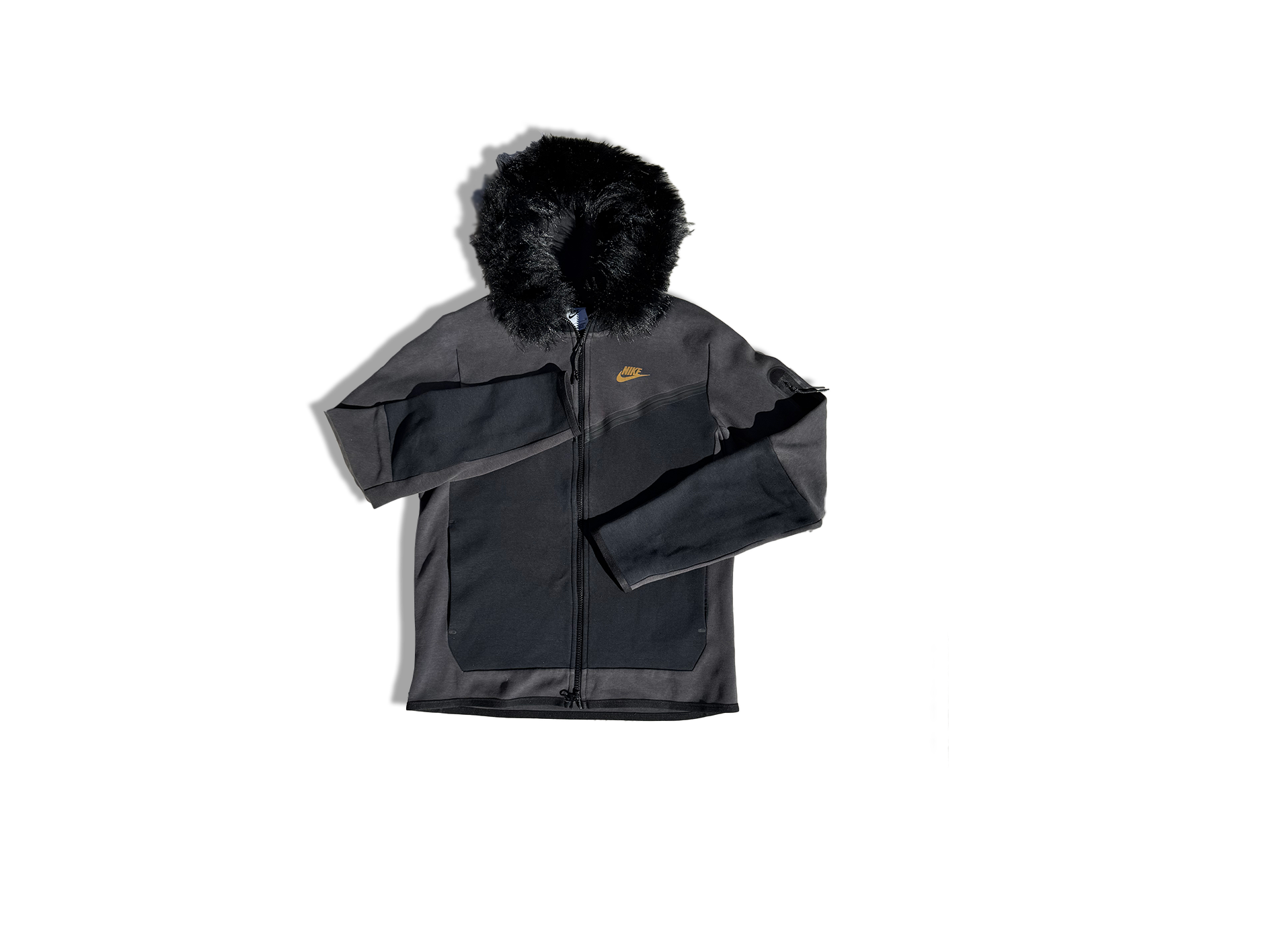NIKE TECH FURRR "BLACK/GREY"