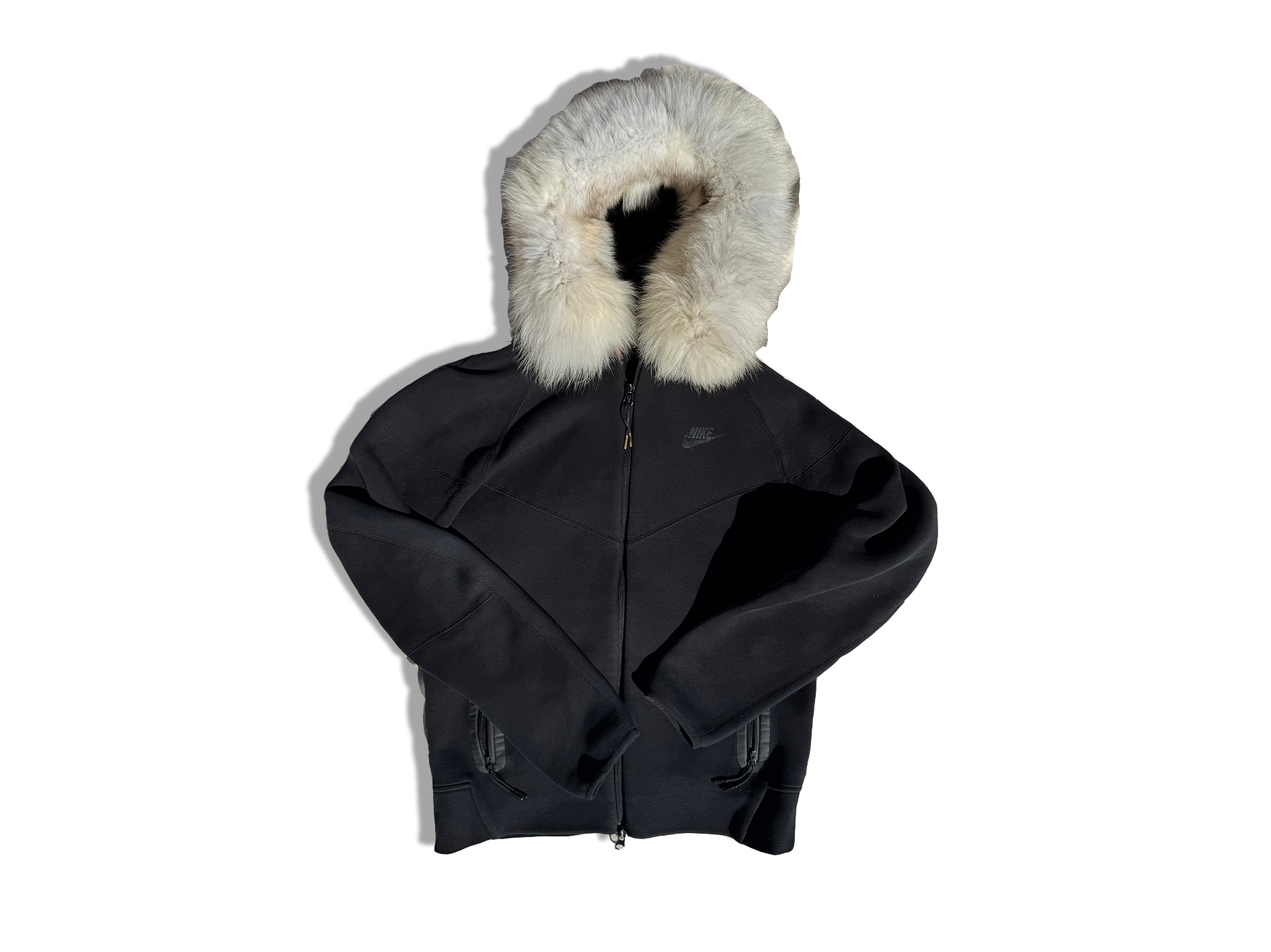 NIKE TECH FURRR "BLACK/WHITE"