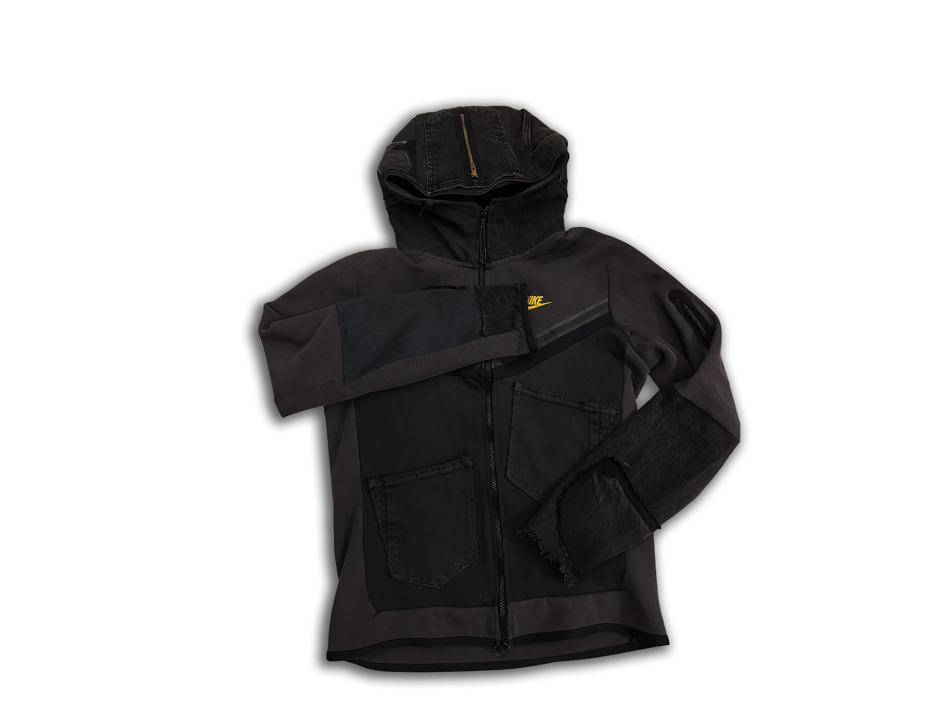 NIKE TECH CUSTOM JEANS BLACK