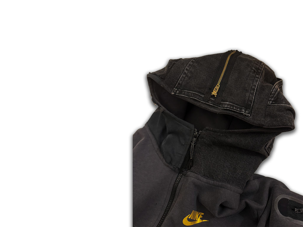 NIKE TECH CUSTOM JEANS BLACK