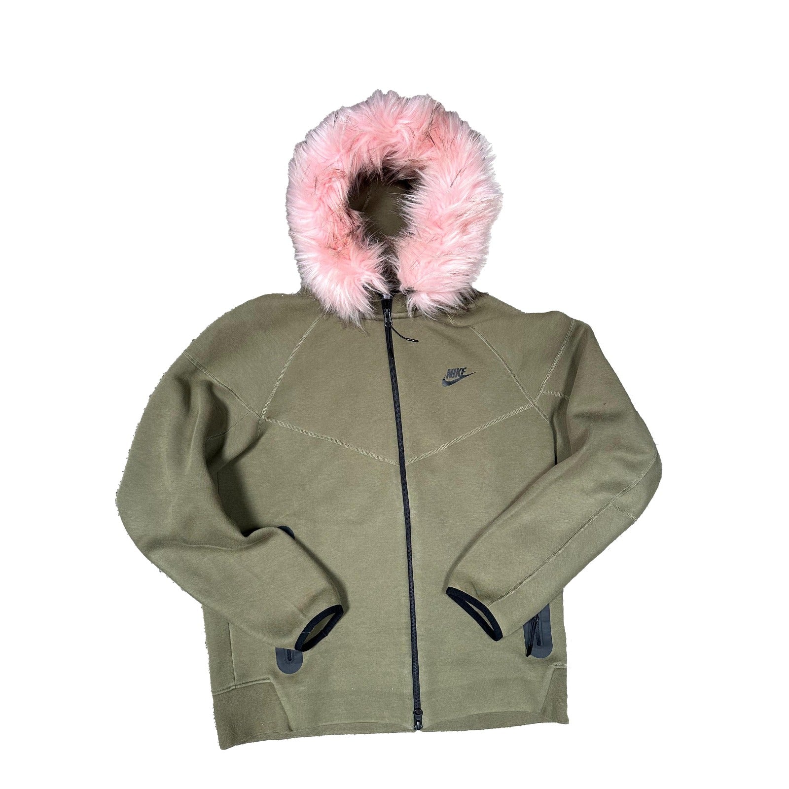 NIKE TECH FURRR GRRREEN/PINK