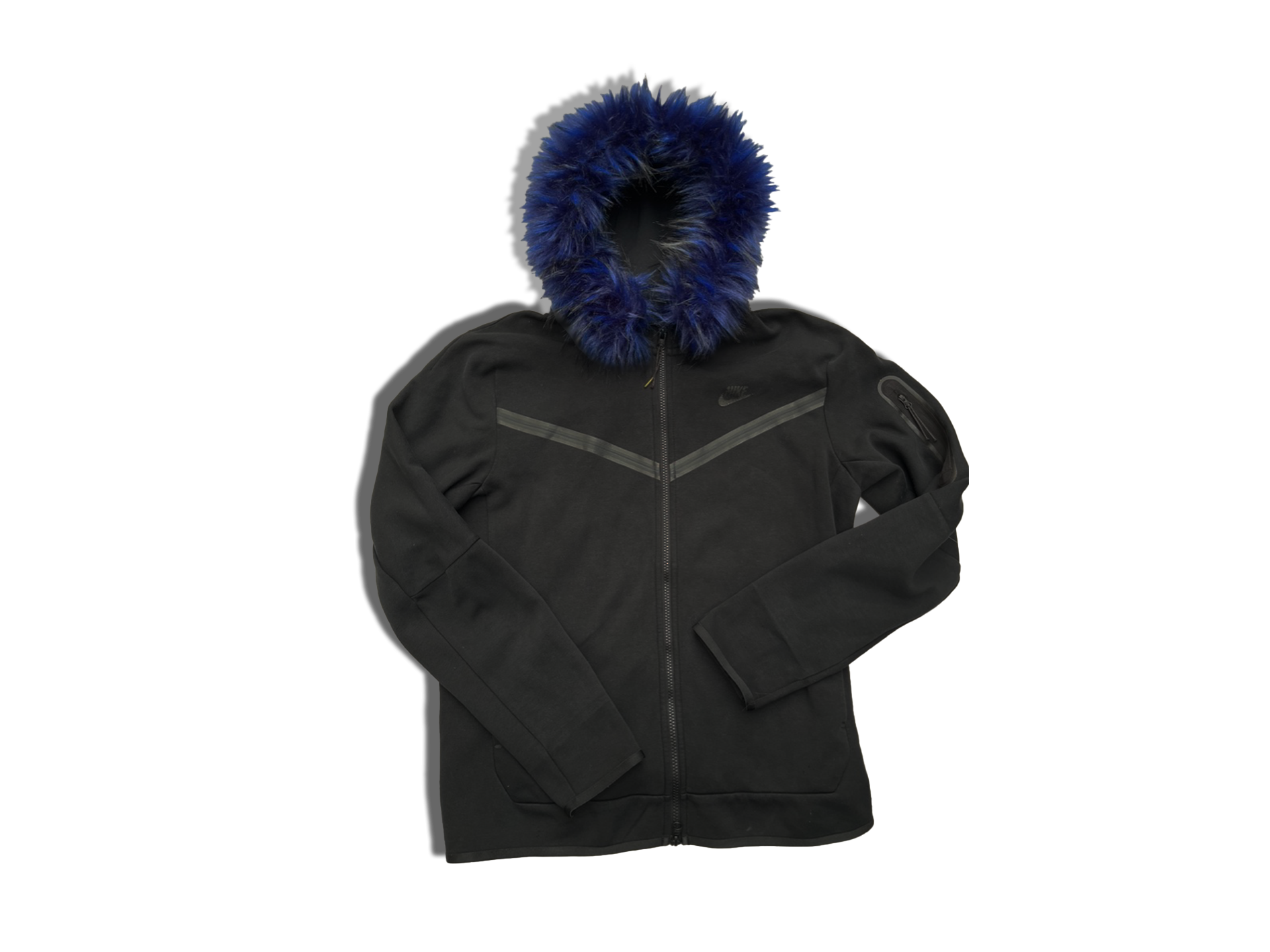 NIKE TECH FURRR "BLACK/BLUE"
