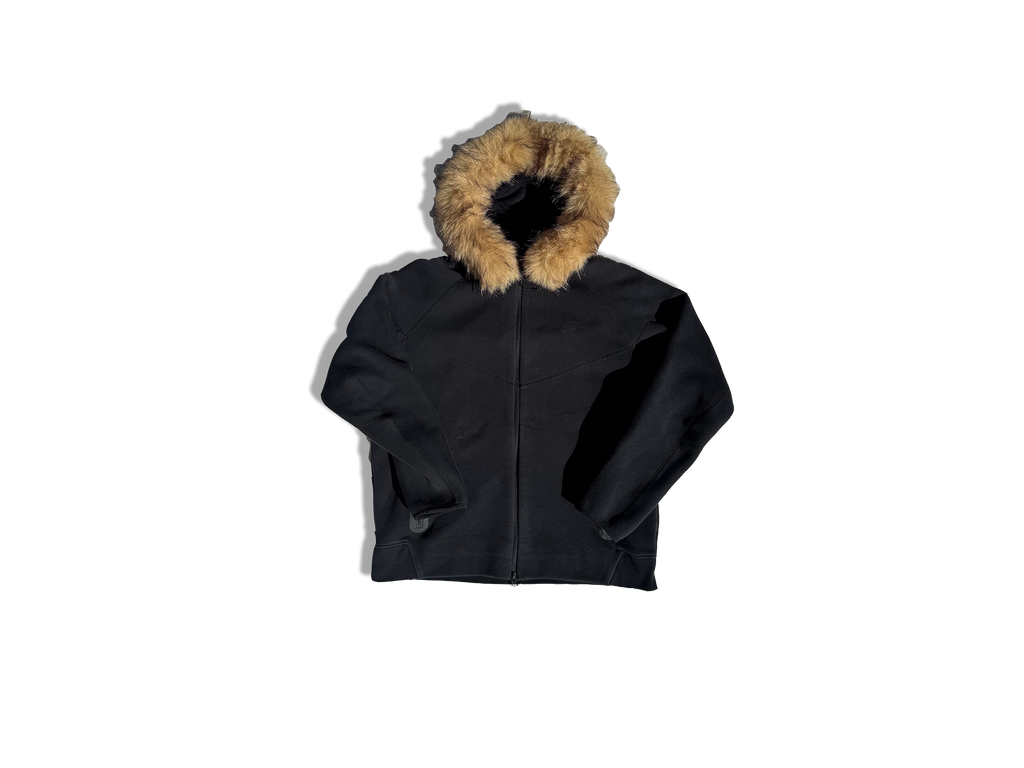 NIKE TECH FURRR "BLACK/BROWN"